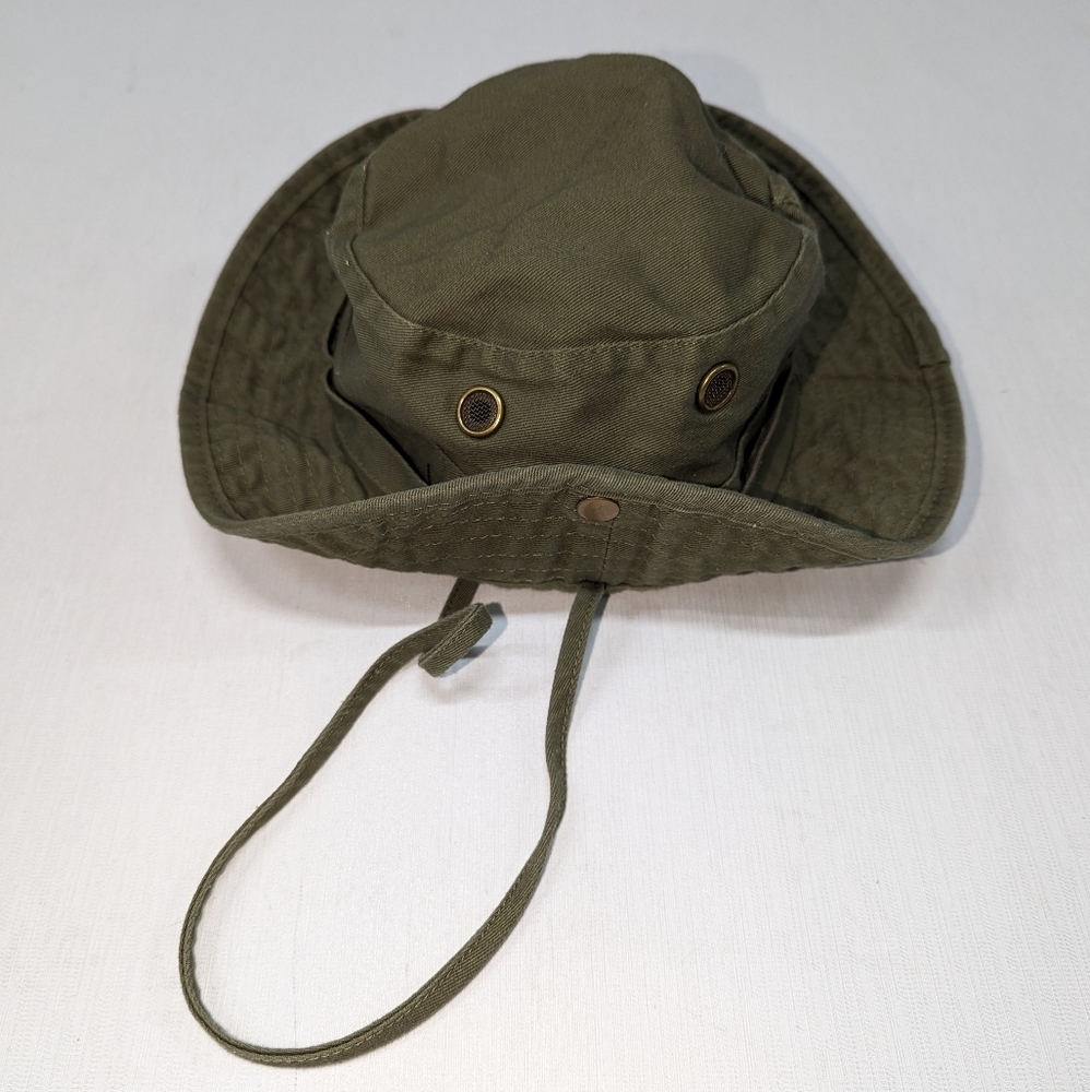Bucket hat with string retro 90s Y2K Pink Mountain Army Green
